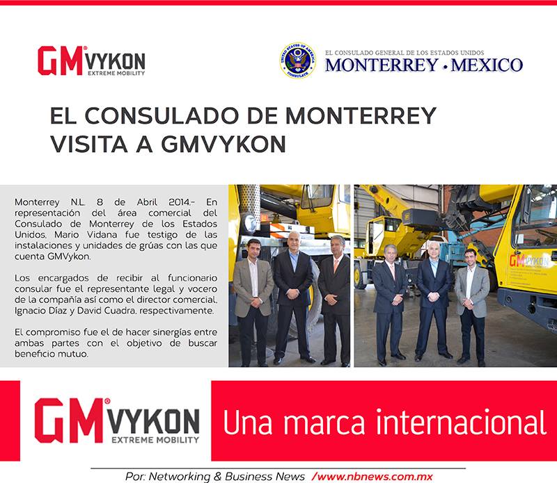 El consulado de monterrey visita GMVykon